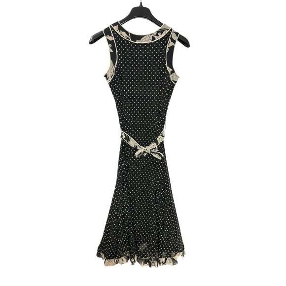 Picadilly Fashions Polka Dot Fit & Flare Midi Dress S Mesh Y2K Rockabilly Pinup - Picture 5 of 10